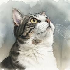 반려동물 초상화 고양이 강아지 그림 선물 일러스트 반려견 반려묘 기념 생일 액자