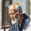 수채화 초상화 주문 제작 팝아트 일러스트 캐리커쳐 인물화 결혼기념일 퇴임 선물 주문 제작