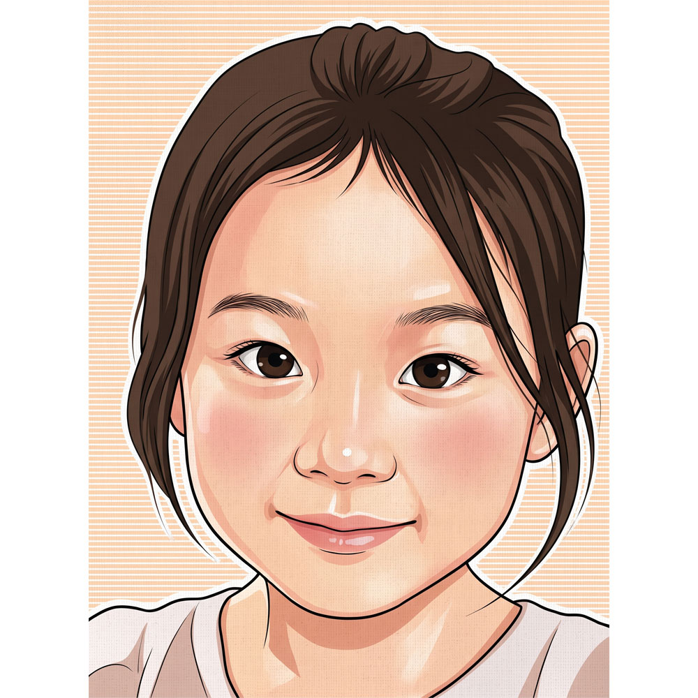 팝아트 초상화 커플 기념일 부모님 생일 결혼 선물 집들이 그림 주문제작 - 러블리(Lovely) 스타일