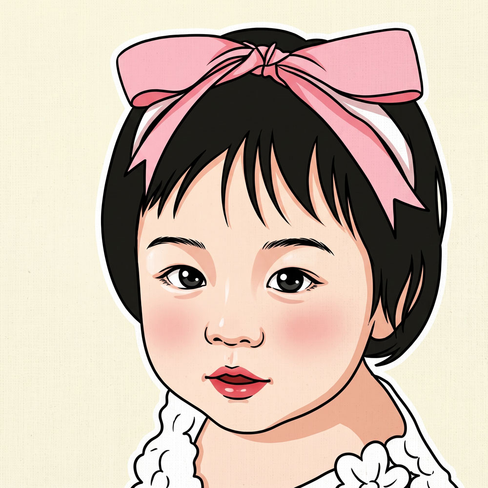 팝아트 초상화 커플 기념일 부모님 생일 결혼 선물 집들이 그림 주문제작 - 러블리(Lovely) 스타일