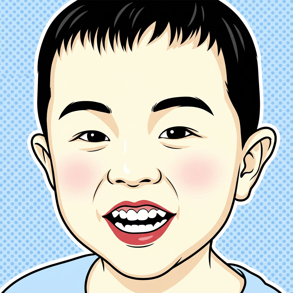팝아트 초상화 커플 기념일 부모님 생일 결혼 선물 집들이 그림 주문제작 - 러블리(Lovely) 스타일