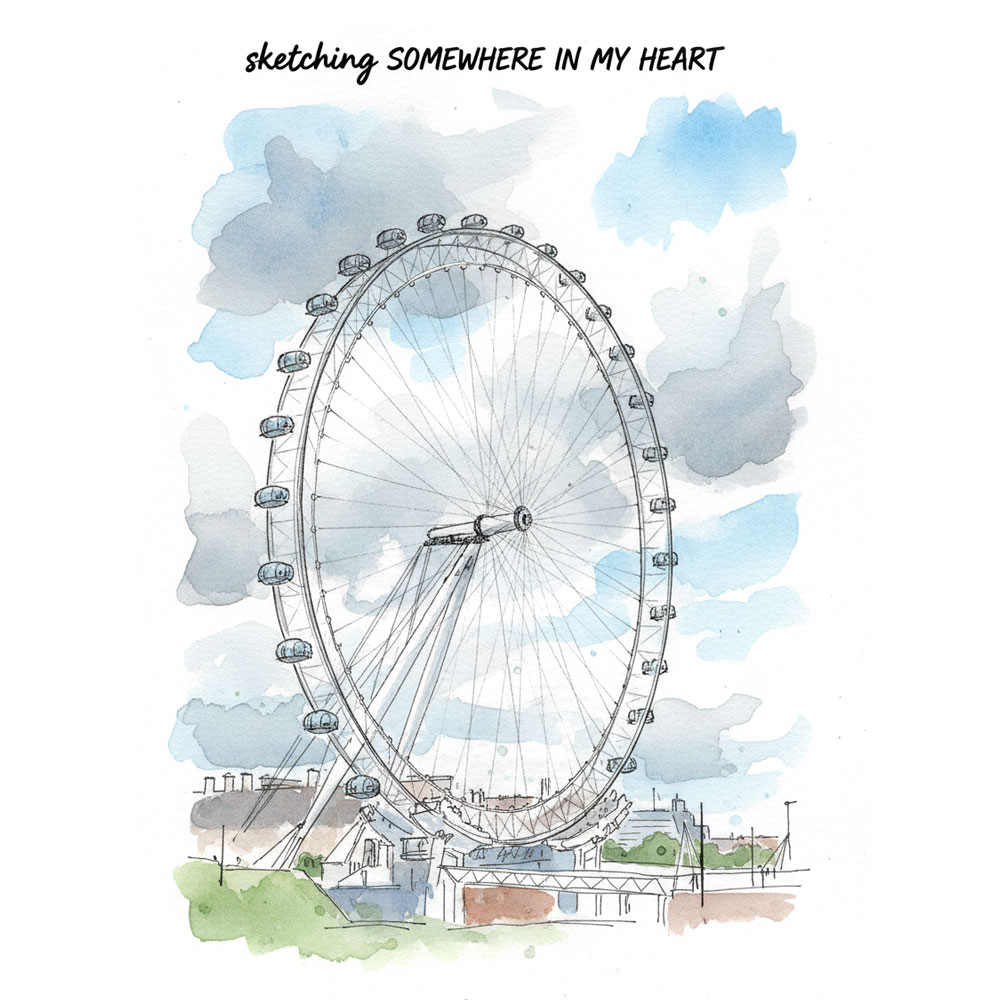 아트피아 어반스케치 수채화 엽서 벽꾸미기 인테리어 직접그린 일러스트 엽서 영국 36종