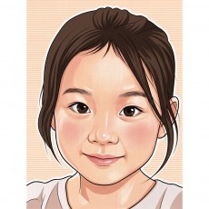 팝아트 초상화 커플 기념일 부모님 생일 결혼 선물 집들이 그림 주문제작 - 러블리(Lovely) 스타일